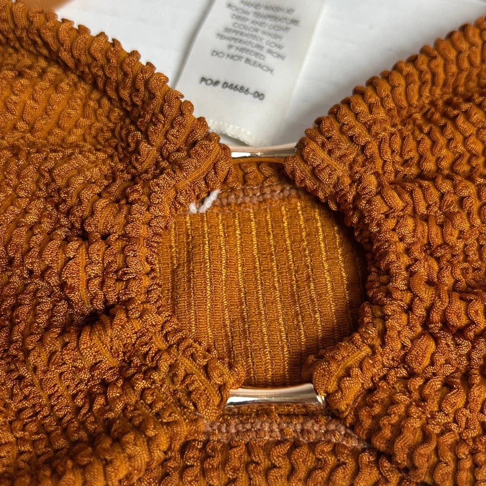 Textured Bembe‎ Bandeau CS42-Copper Scrunch size L Preowned